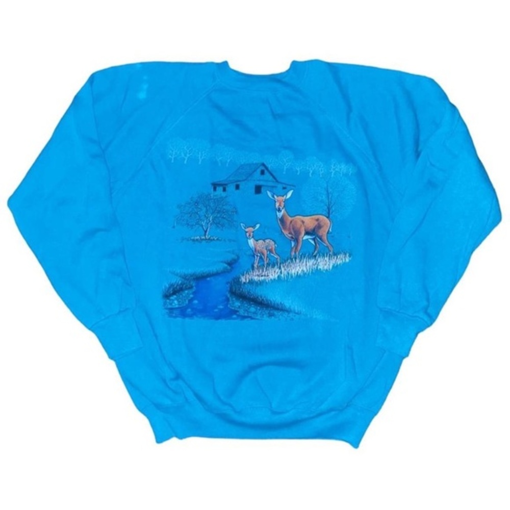 Vintage 90s Nature Scene Sweatshirt